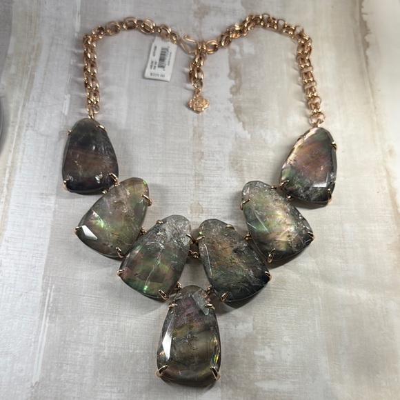 Kendra Scott Harlow in Gray Illusion Elegant and Rose Gold...
